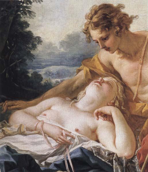 Details of Daphnis and Chloe, Francois Boucher